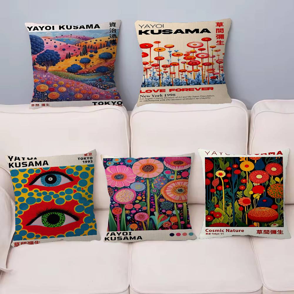Home.Textiles Cushion - İskandinav japon Yayoi Kusama sonsuz dünya