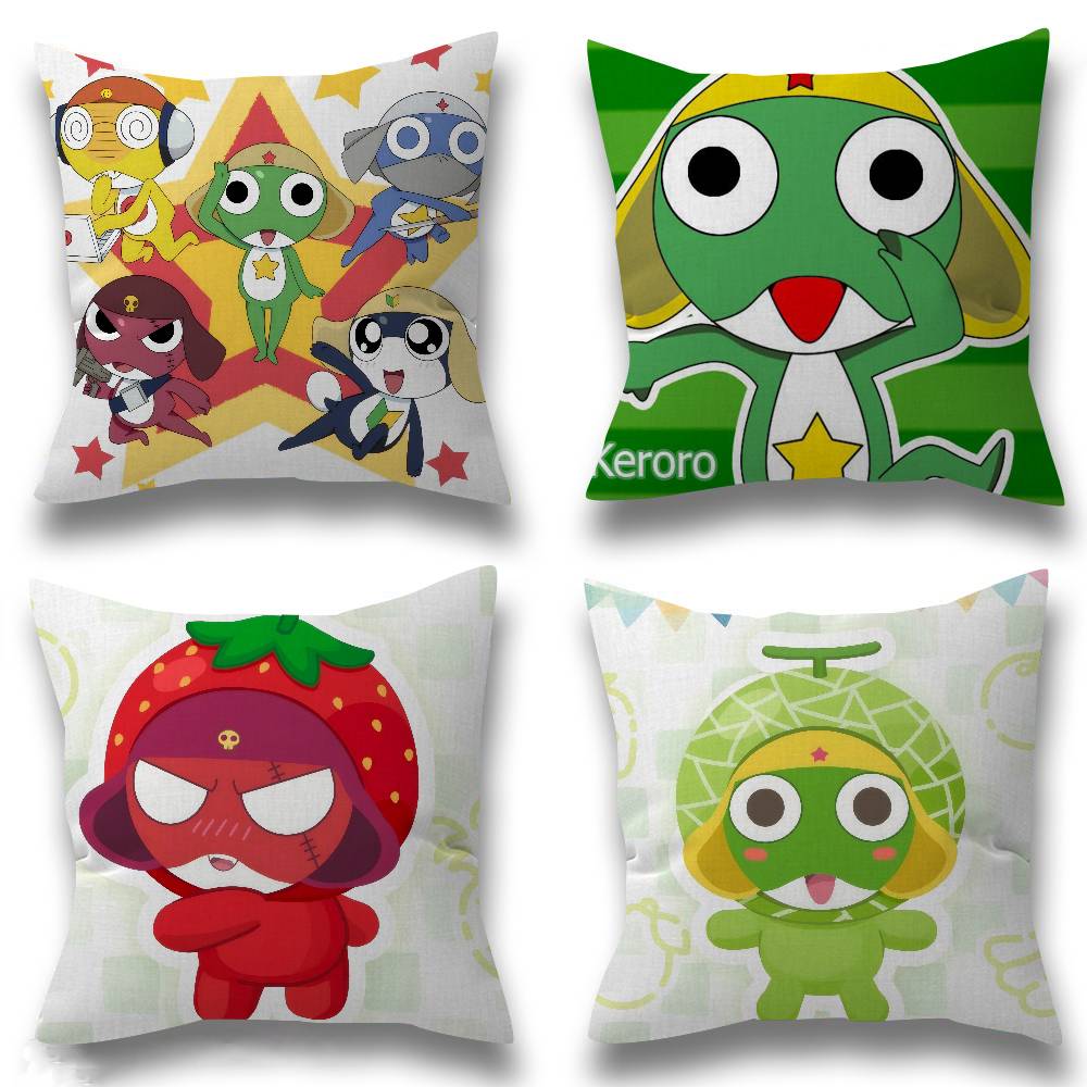 Hot Home Of Textiles - Sıcak Gunsou Keroro kurbağa yastık kılıfı