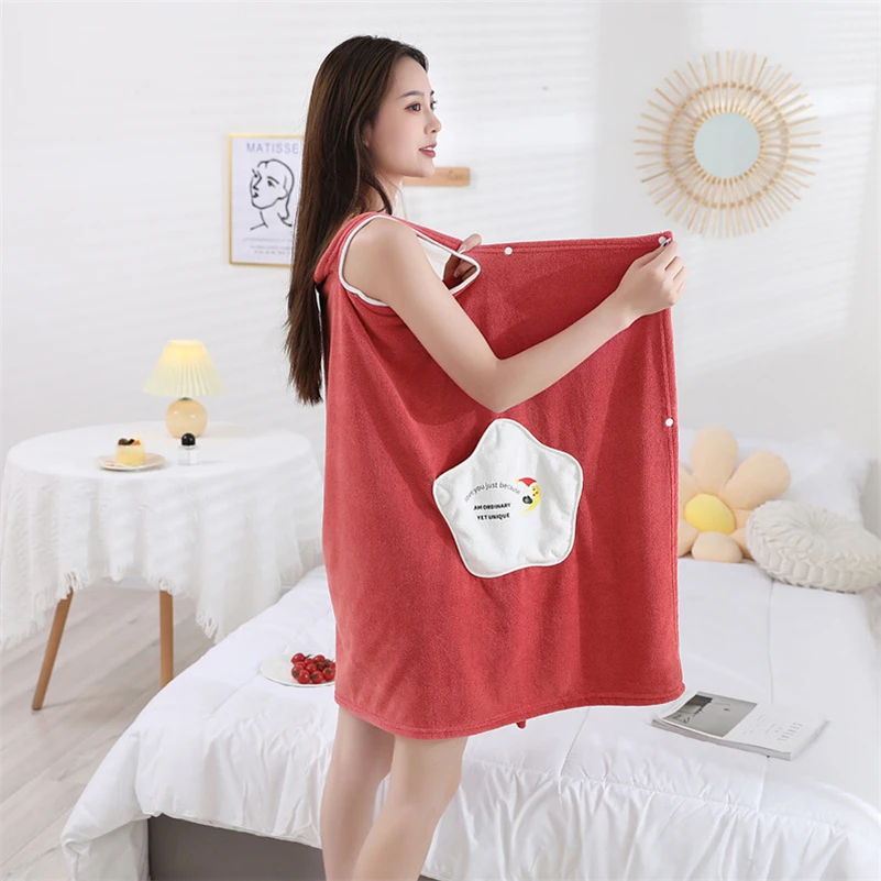 Home Textiles Super Soft - Giyilebilir Mikrofiber Bornoz Süper Emici Yumuşak