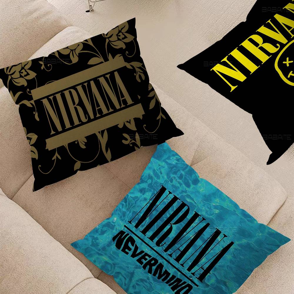 Hot Home Of Textiles - Band Hot N-Nirvanas Yastık Kılıfı Yastık