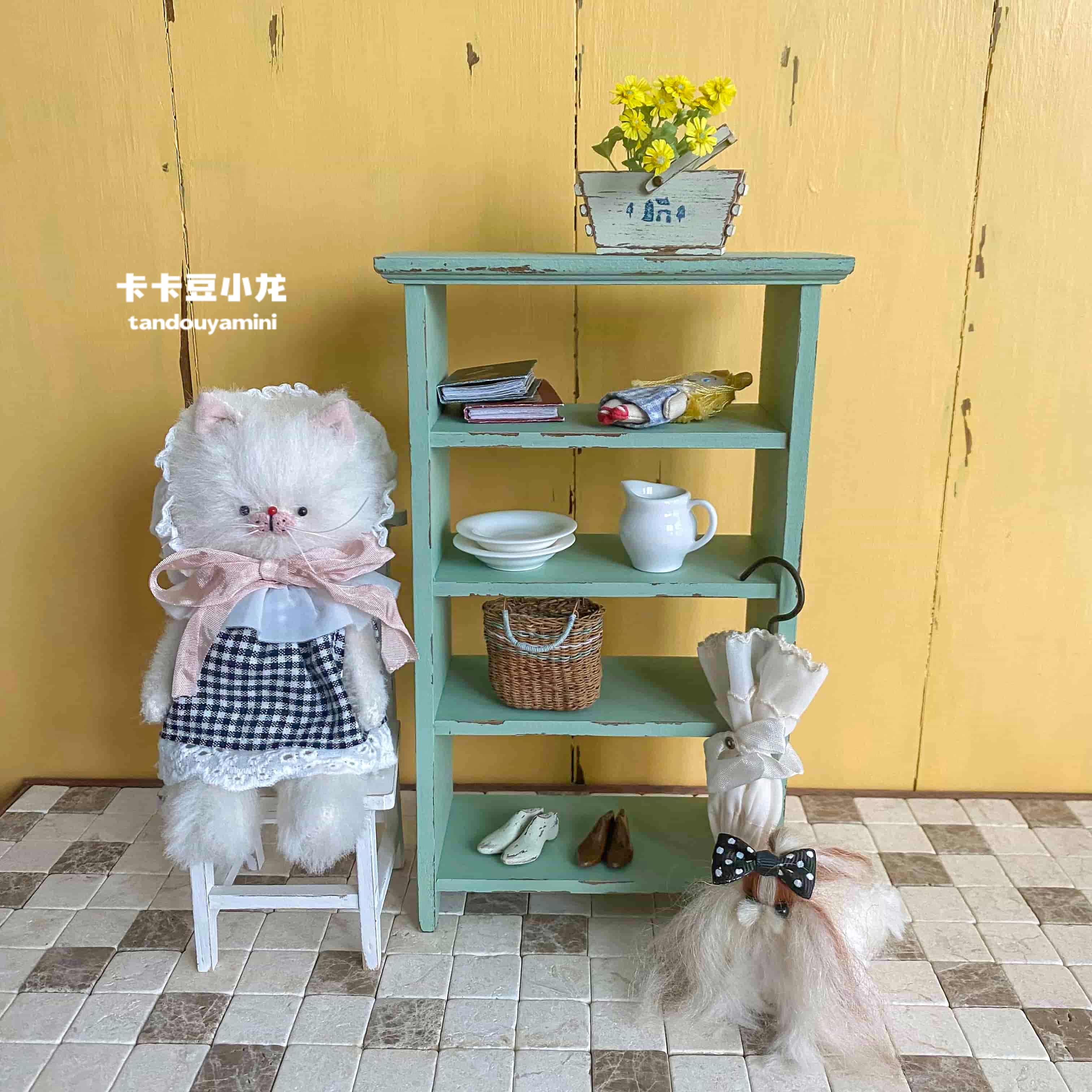 1:6 Ölçekli Oyuncak Ev Mini Mo - Vintage Home Textiles incelemesi ve fiyatı