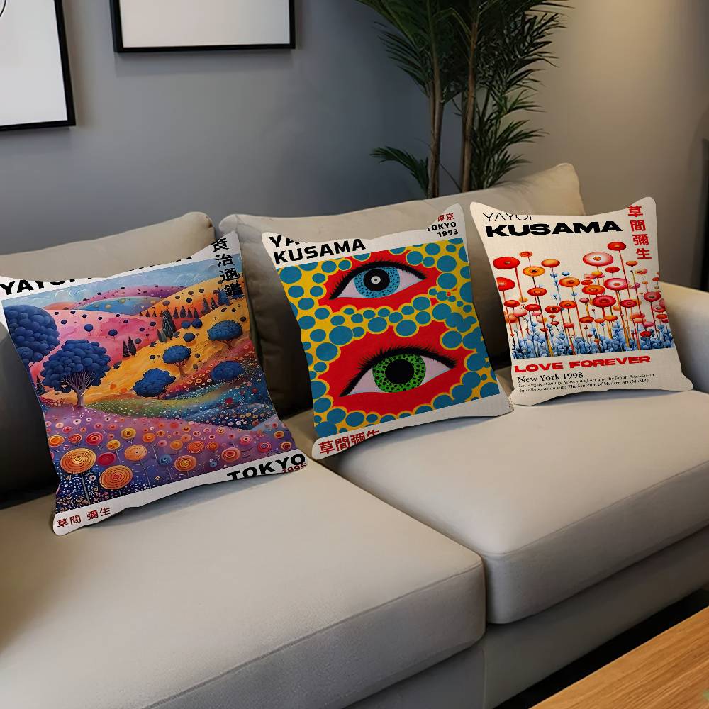 İskandinav japon Yayoi Kusama  - Home.Textiles Cushion incelemesi ve fiyatı