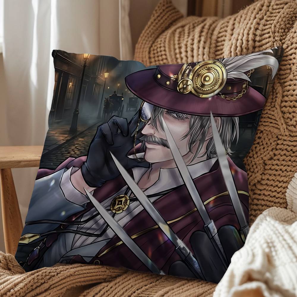 Jack the Ripper Chibi Record o - Home.Textiles Cushion incelemesi ve fiyatı
